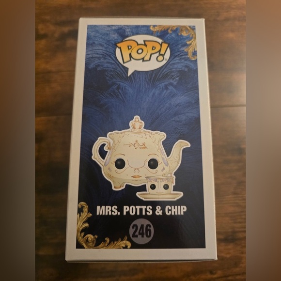 Funko Pop Vinyl Disney Beauty And The Beast Mrs. Potts & Chip #246 NEW - Picture 4 of 4
